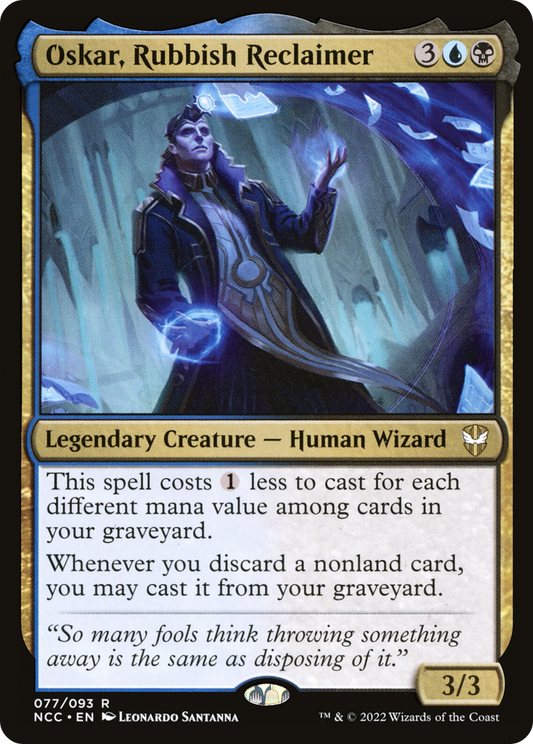 Oskar, Rubbish Reclaimer (NCC-077) - New Capenna Commander - Premium MTG Single from Wizards of the Coast - Just $0.25! Shop now at Game Crave Tournament Store