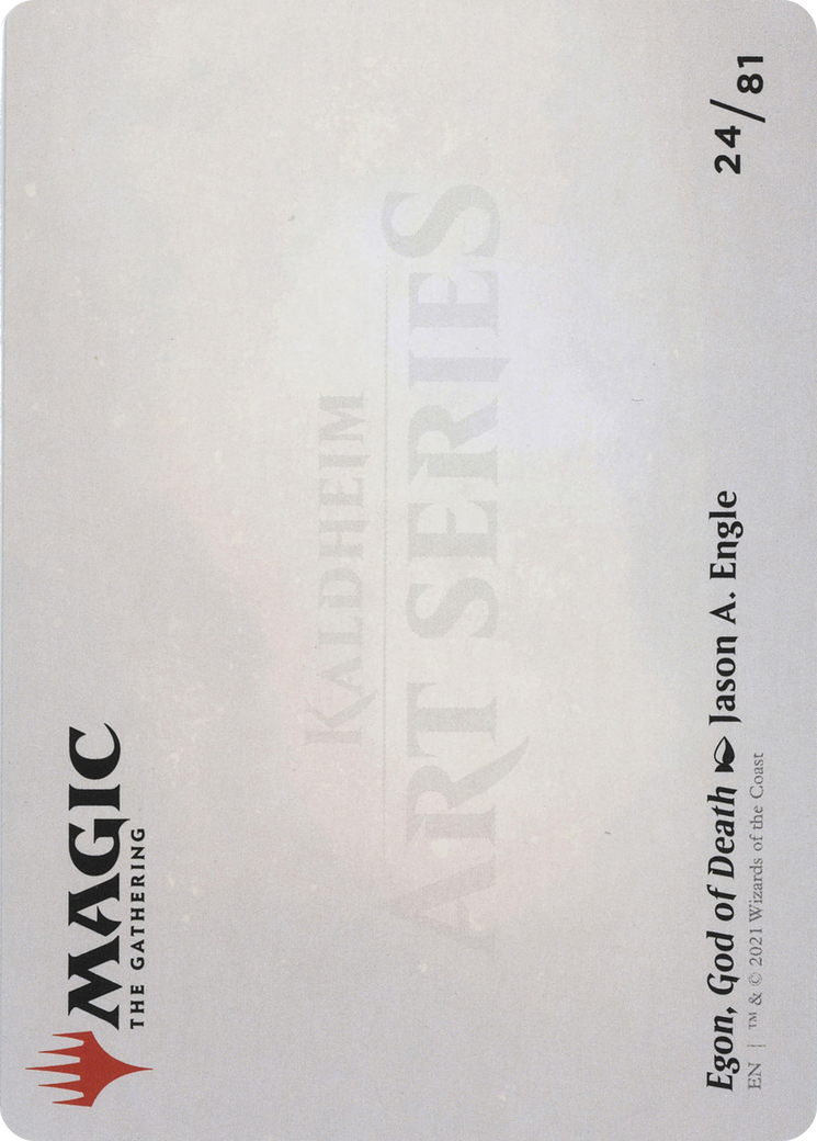 Egon, God of Death // Egon, God of Death (AKHM-024) - Kaldheim Art Series (Borderless) - Premium MTG Single from Wizards of the Coast - Just $0! Shop now at Game Crave Tournament Store