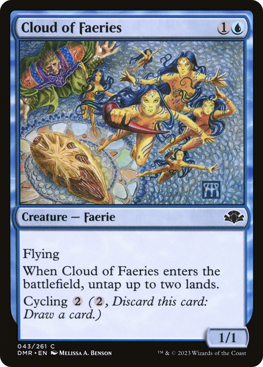 Cloud of Faeries (DMR-043) - Dominaria Remastered - Premium MTG Single from Wizards of the Coast - Just $0.08! Shop now at Game Crave Tournament Store