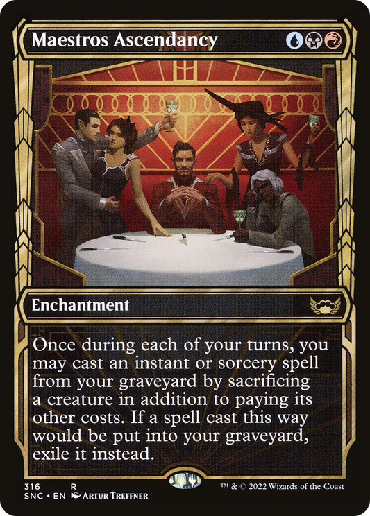 Maestros Ascendancy (SNC-316) - Streets of New Capenna: (Showcase) - Premium MTG Single from Wizards of the Coast - Just $0.25! Shop now at Game Crave Tournament Store