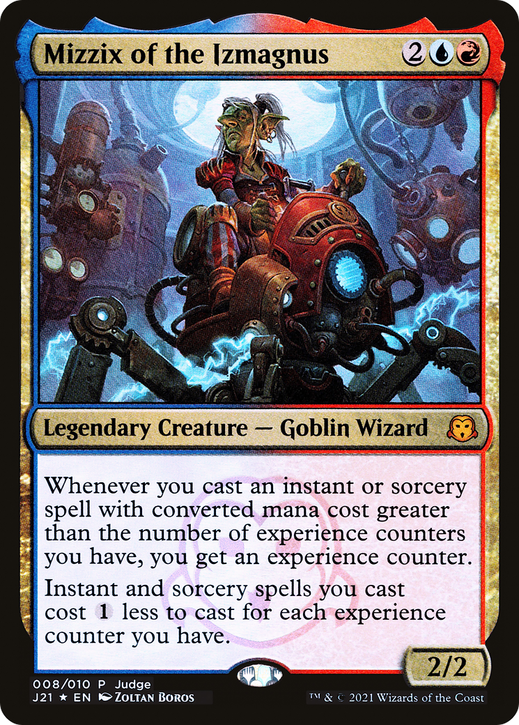 Mizzix of the Izmagnus (PJ21-008) - Judge Gift Cards 2021 Foil - Premium MTG Single from Wizards of the Coast - Just $1.17! Shop now at Game Crave Tournament Store