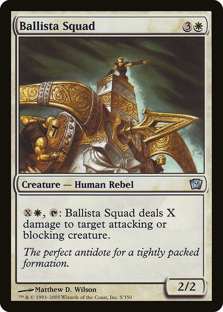 Ballista Squad (9ED-05★) - Ninth Edition Foil - Premium MTG Single from Wizards of the Coast - Just $0.15! Shop now at Game Crave Tournament Store