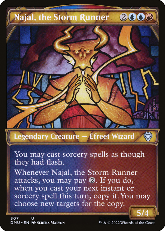 Najal, the Storm Runner (DMU-307) - Dominaria United: (Showcase) - Premium MTG Single from Wizards of the Coast - Just $0.25! Shop now at Game Crave Tournament Store