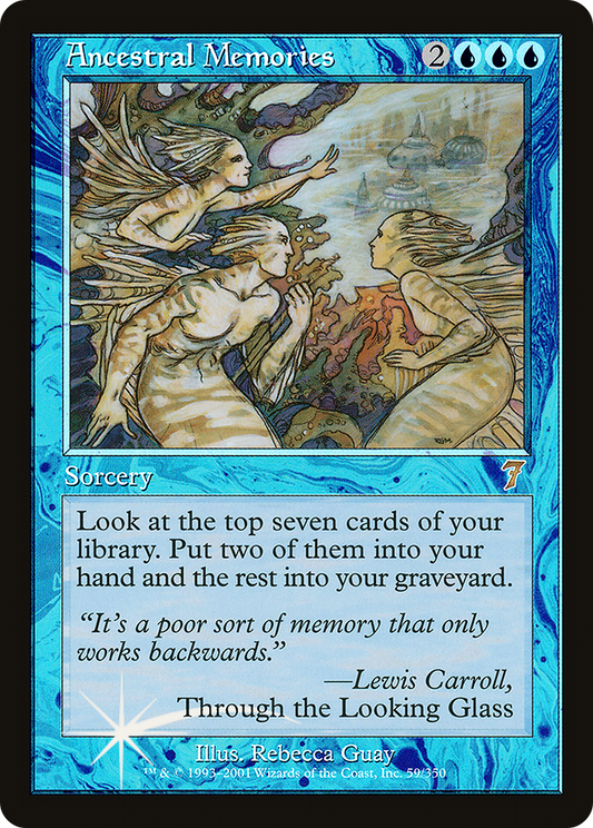 Ancestral Memories (7ED-59★) - Seventh Edition Foil - Premium MTG Single from Wizards of the Coast - Just $4.92! Shop now at Game Crave Tournament Store