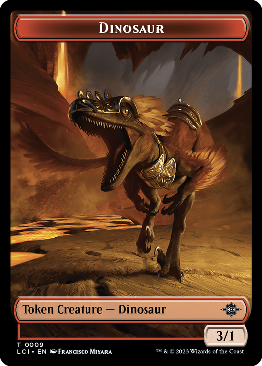 Dinosaur (TLCI-009) - The Lost Caverns of Ixalan Tokens Foil - Premium MTG Single from Wizards of the Coast - Just $0! Shop now at Game Crave Tournament Store