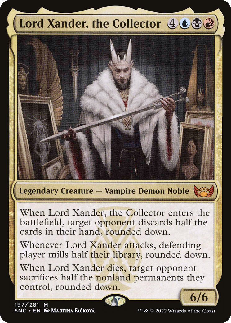 Lord Xander, the Collector (SNC-197) - Streets of New Capenna - Premium MTG Single from Wizards of the Coast - Just $1.13! Shop now at Game Crave Tournament Store