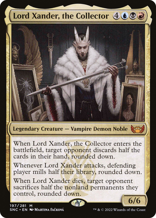 Lord Xander, the Collector (SNC-197) - Streets of New Capenna - Premium MTG Single from Wizards of the Coast - Just $1.13! Shop now at Game Crave Tournament Store
