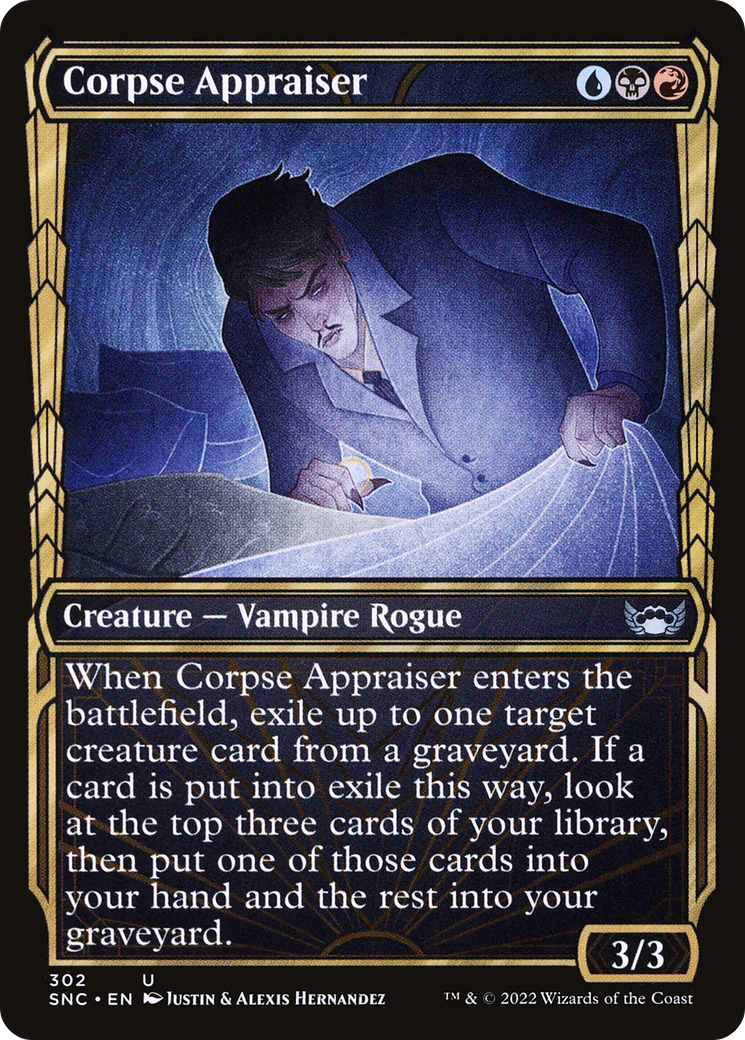 Corpse Appraiser (SNC-302) - Streets of New Capenna: (Showcase) - Premium MTG Single from Wizards of the Coast - Just $0.08! Shop now at Game Crave Tournament Store