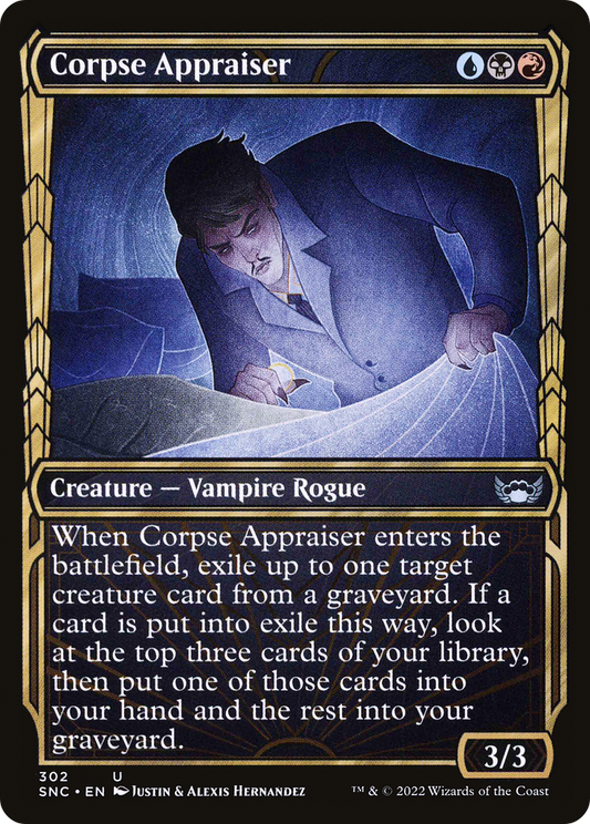 Corpse Appraiser (SNC-302) - Streets of New Capenna: (Showcase) Foil - Premium MTG Single from Wizards of the Coast - Just $0.08! Shop now at Game Crave Tournament Store