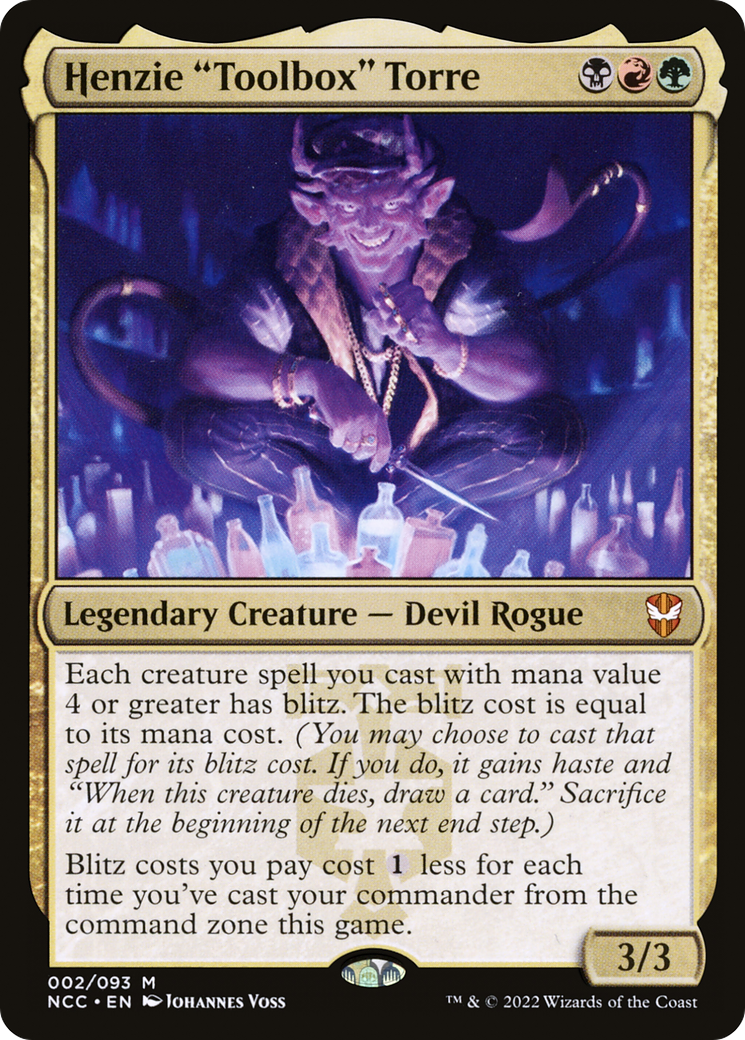Henzie "Toolbox" Torre (NCC-002) - New Capenna Commander Foil - Premium MTG Single from Wizards of the Coast - Just $0.09! Shop now at Game Crave Tournament Store
