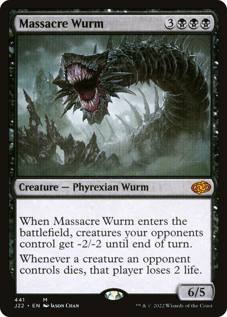 Massacre Wurm (J22-441) - Jumpstart 2022 - Premium MTG Single from Wizards of the Coast - Just $0.31! Shop now at Game Crave Tournament Store