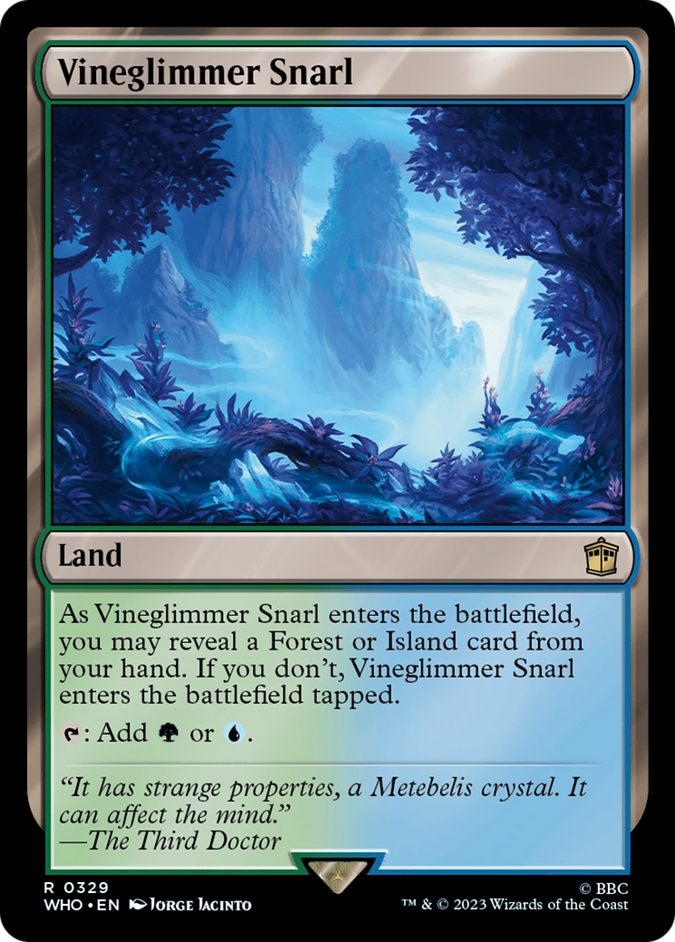 Vineglimmer Snarl (WHO-329) - Doctor Who - Premium MTG Single from Wizards of the Coast - Just $0.08! Shop now at Game Crave Tournament Store