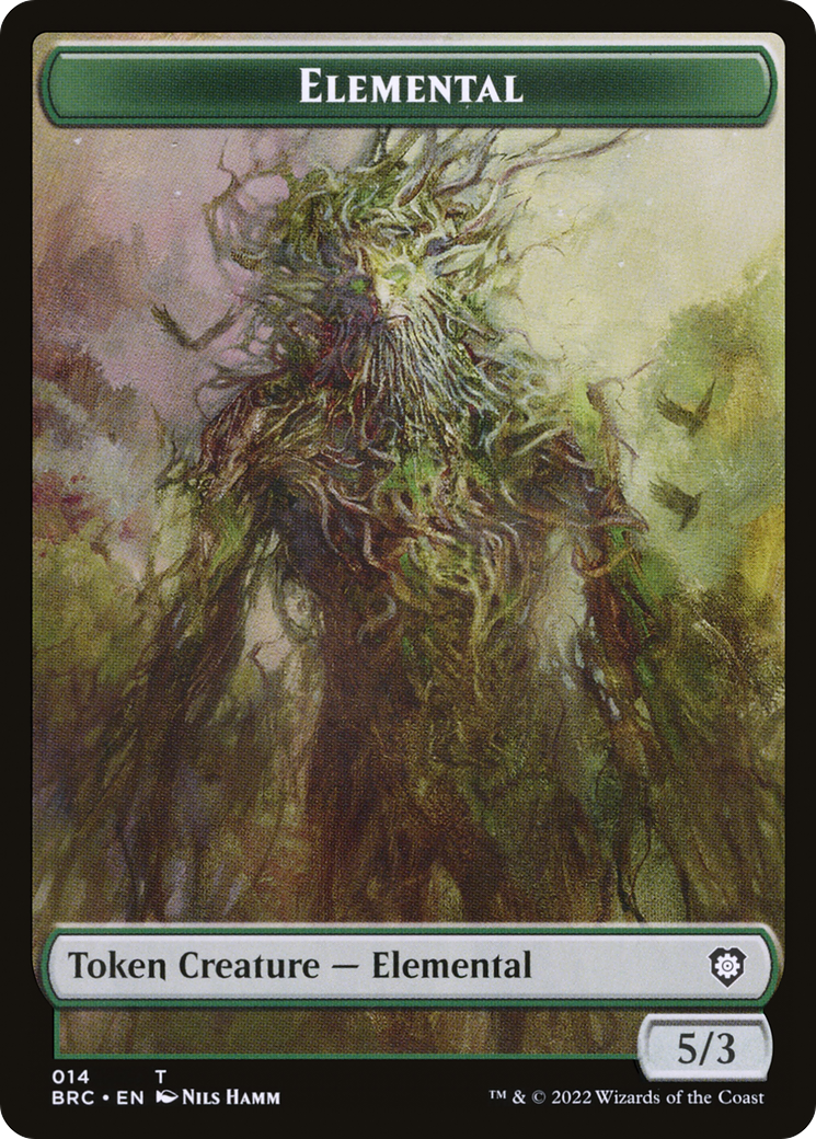 Elemental (TBRC-014) - The Brothers' War Commander Tokens - Premium MTG Single from Wizards of the Coast - Just $0! Shop now at Game Crave Tournament Store