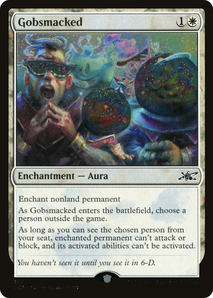 Gobsmacked (UNF-297) - Unfinity Foil - Premium MTG Single from Wizards of the Coast - Just $0.08! Shop now at Game Crave Tournament Store