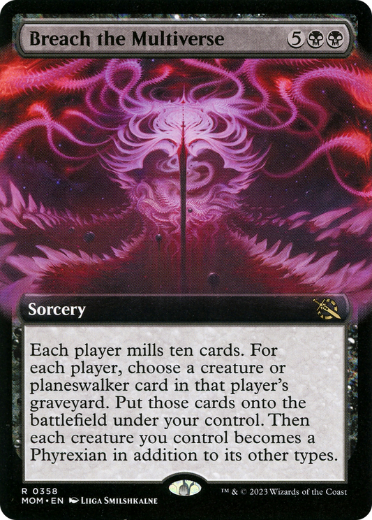 Breach the Multiverse (MOM-358) - March of the Machine: (Extended Art) Foil - Premium MTG Single from Wizards of the Coast - Just $4.30! Shop now at Game Crave Tournament Store