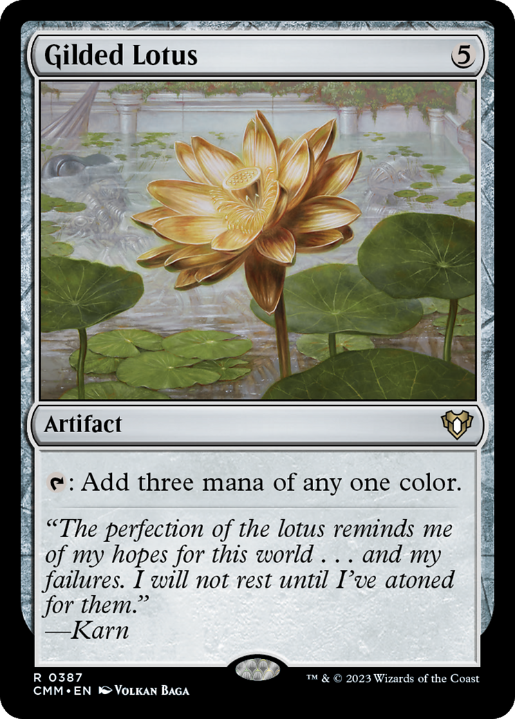 Gilded Lotus (CMM-387) - Commander Masters - Premium MTG Single from Wizards of the Coast - Just $0.31! Shop now at Game Crave Tournament Store