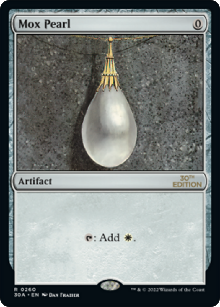 Mox Pearl (30A-260) - 30th Anniversary Edition - Premium MTG Single from Wizards of the Coast - Just $519.18! Shop now at Game Crave Tournament Store