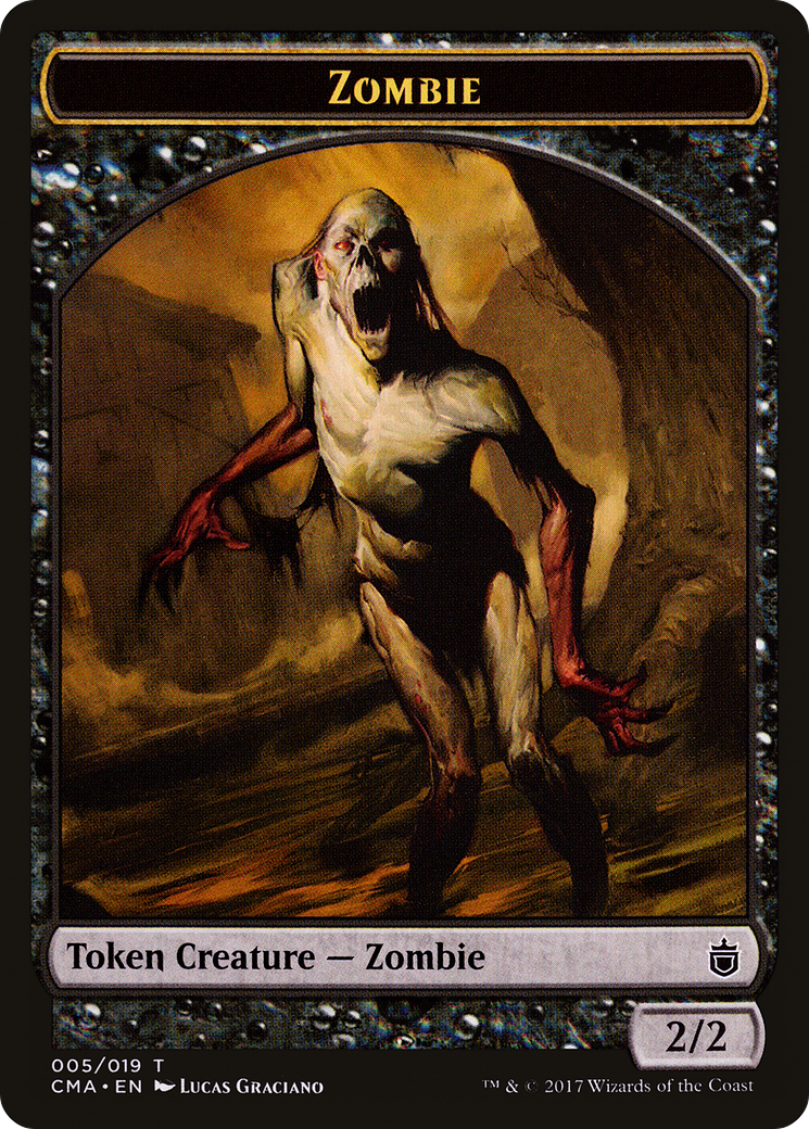 Zombie (TCMA-005) - Commander Anthology Tokens - Premium MTG Single from Wizards of the Coast - Just $0.25! Shop now at Game Crave Tournament Store