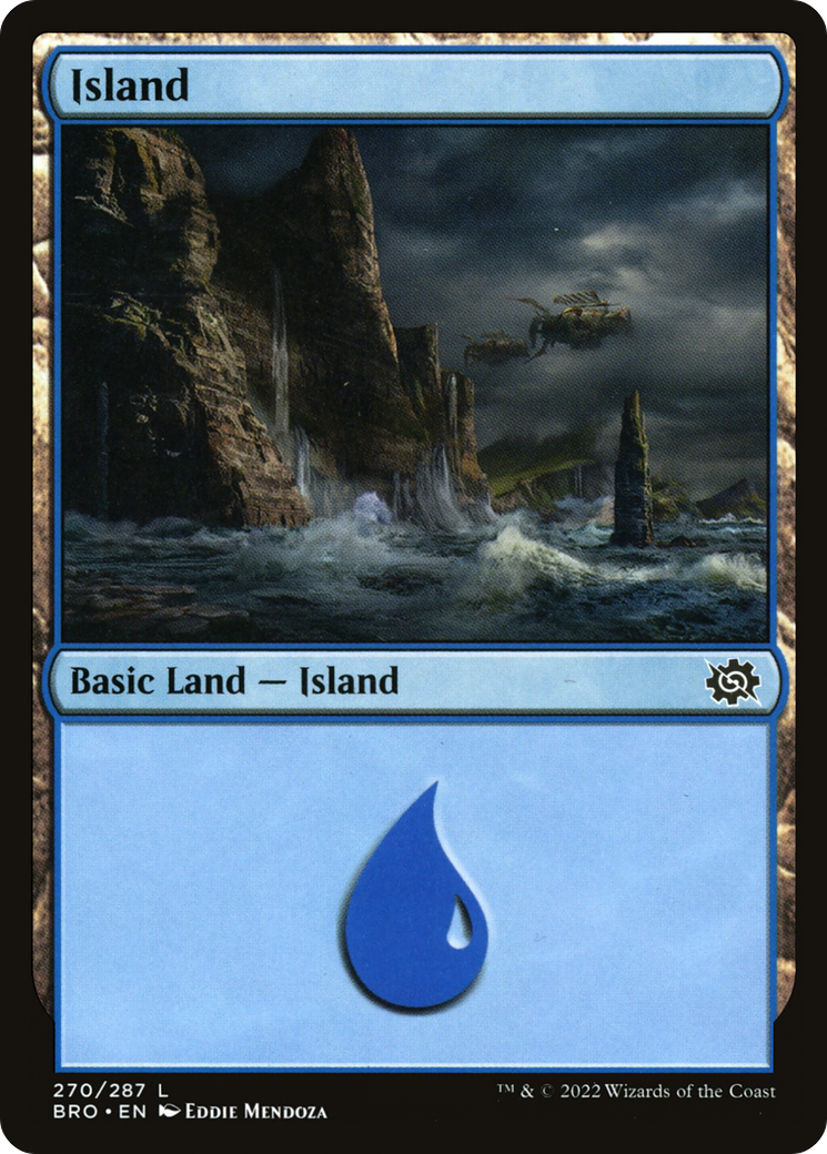 Island (BRO-270) - The Brothers' War Foil - Premium MTG Single from Wizards of the Coast - Just $0.08! Shop now at Game Crave Tournament Store