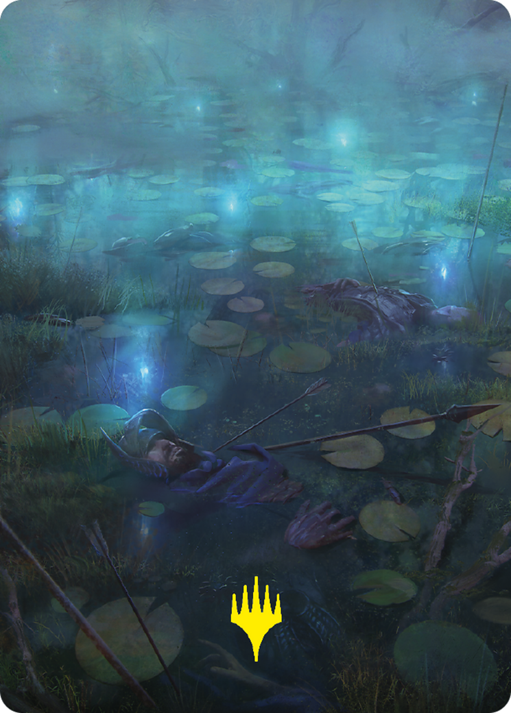 The Dead Marshes // The Dead Marshes (ALTR-079) - Tales of Middle-earth Art Series (Borderless) - Premium MTG Single from Wizards of the Coast - Just $0! Shop now at Game Crave Tournament Store