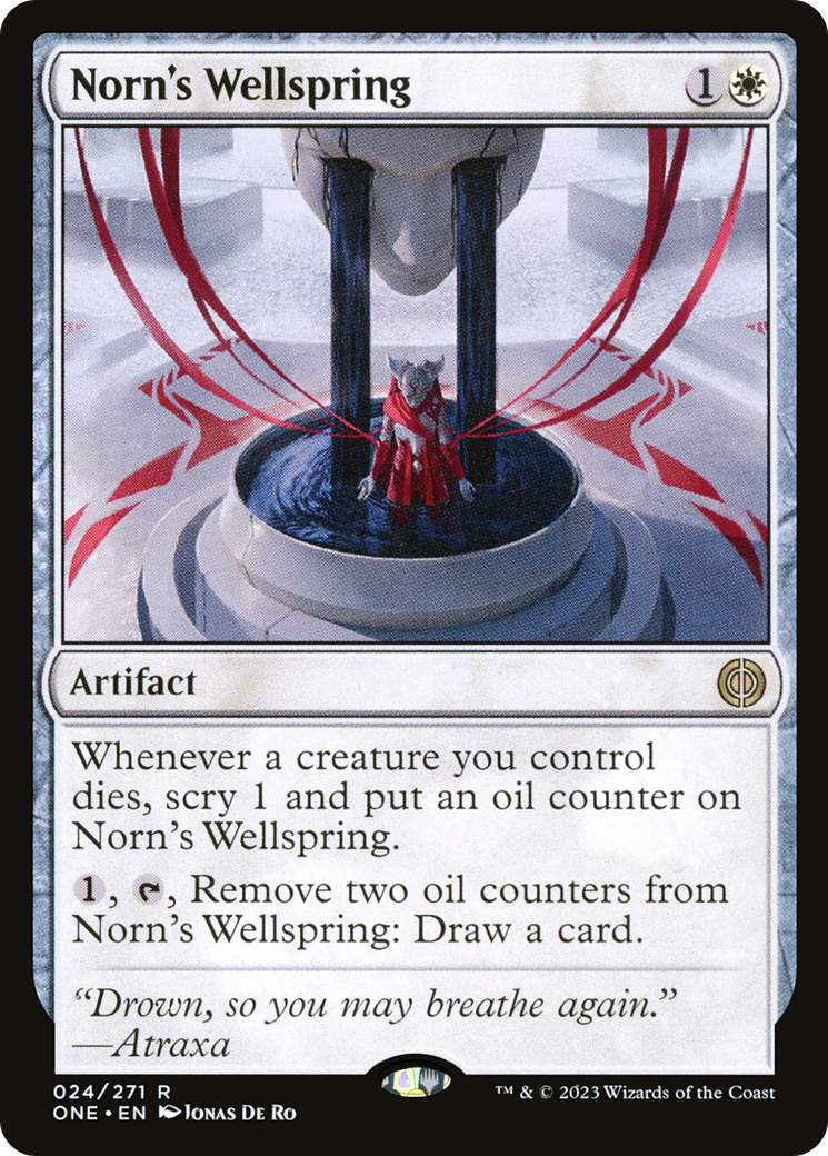 Norn's Wellspring (ONE-024) - Phyrexia: All Will Be One - Premium MTG Single from Wizards of the Coast - Just $0.08! Shop now at Game Crave Tournament Store