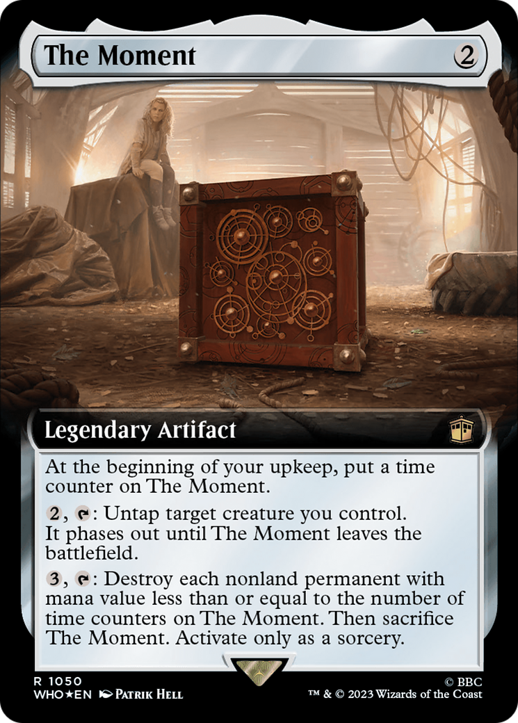 The Moment (WHO-1050) - Doctor Who: (Extended Art) Foil - Premium MTG Single from Wizards of the Coast - Just $0.65! Shop now at Game Crave Tournament Store