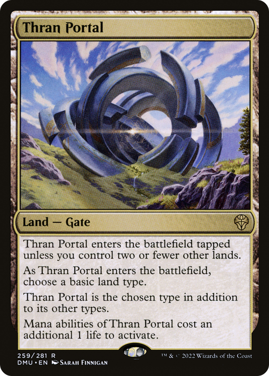 Thran Portal (DMU-259) - Dominaria United - Premium MTG Single from Wizards of the Coast - Just $0.42! Shop now at Game Crave Tournament Store