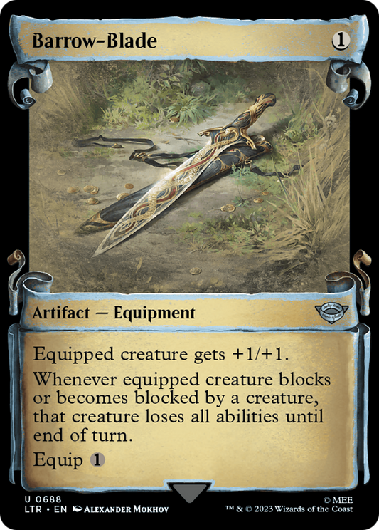 Barrow-Blade (LTR-688) - The Lord of the Rings: Tales of Middle-earth: (Showcase) Foil - Premium MTG Single from Wizards of the Coast - Just $0.08! Shop now at Game Crave Tournament Store