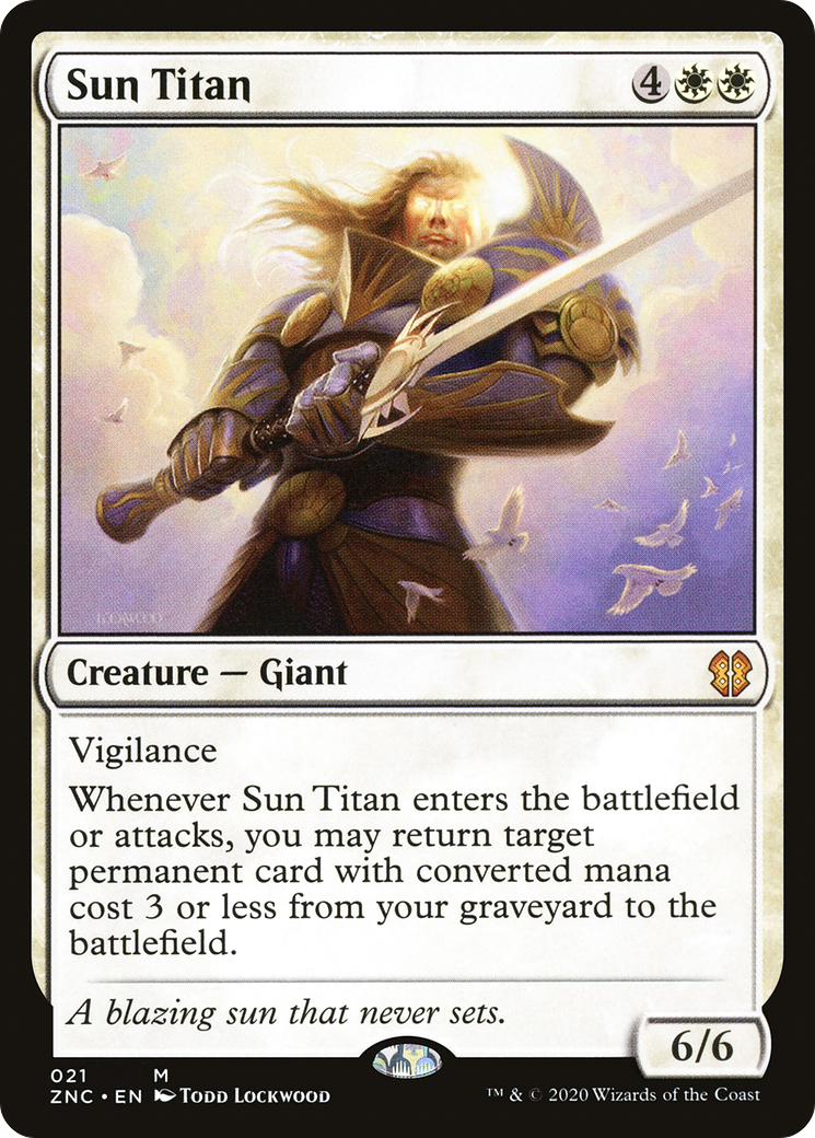 Sun Titan (ZNC-021) - Zendikar Rising Commander - Premium MTG Single from Wizards of the Coast - Just $0.25! Shop now at Game Crave Tournament Store