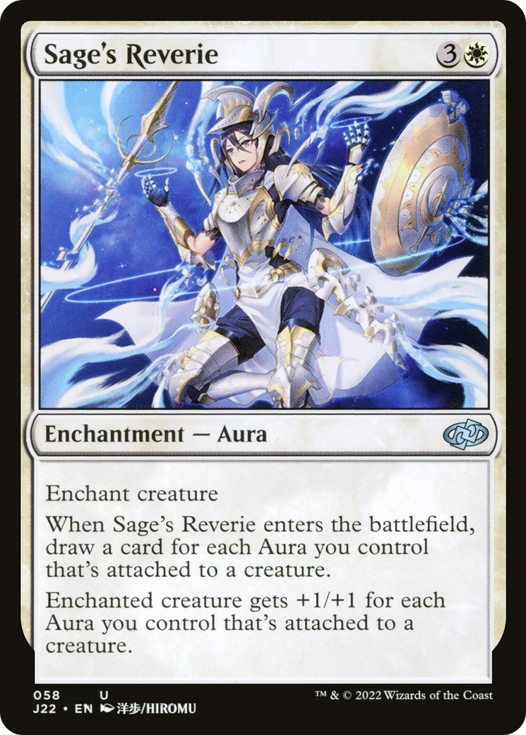 Sage's Reverie (J22-058) - Jumpstart 2022 - Premium MTG Single from Wizards of the Coast - Just $0.16! Shop now at Game Crave Tournament Store