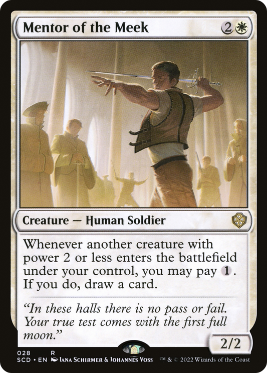 Mentor of the Meek (SCD-028) - Starter Commander Decks - Premium MTG Single from Wizards of the Coast - Just $0.08! Shop now at Game Crave Tournament Store