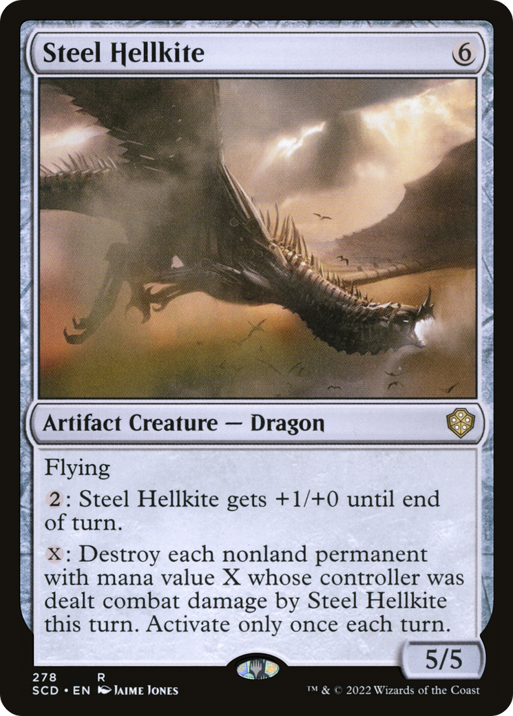 Steel Hellkite (SCD-278) - Starter Commander Decks - Premium MTG Single from Wizards of the Coast - Just $0.08! Shop now at Game Crave Tournament Store