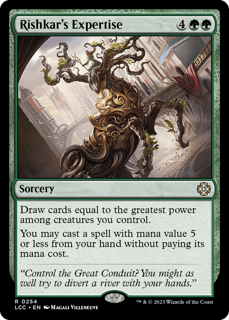 Rishkar's Expertise (LCC-254) - The Lost Caverns of Ixalan Commander - Premium MTG Single from Wizards of the Coast - Just $0.35! Shop now at Game Crave Tournament Store