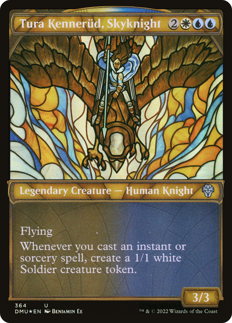 Tura Kennerüd, Skyknight (DMU-364) - Dominaria United: (Showcase) Foil - Premium MTG Single from Wizards of the Coast - Just $0.08! Shop now at Game Crave Tournament Store
