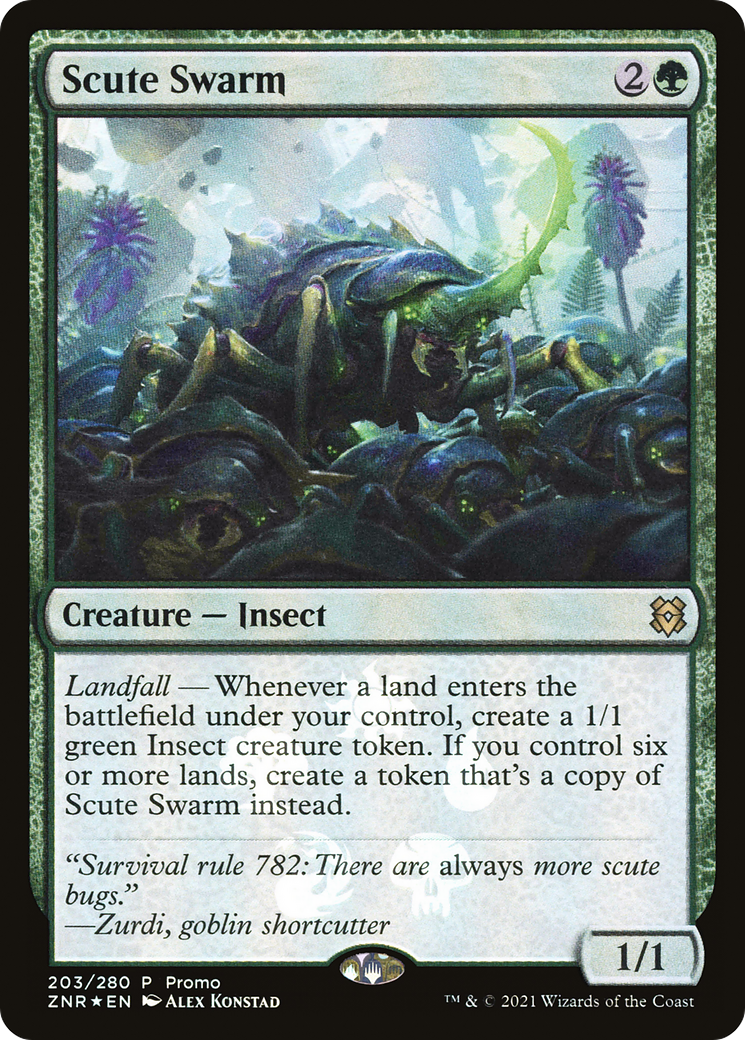 Scute Swarm (PRES-203) - Resale Promos Foil - Premium MTG Single from Wizards of the Coast - Just $0.58! Shop now at Game Crave Tournament Store