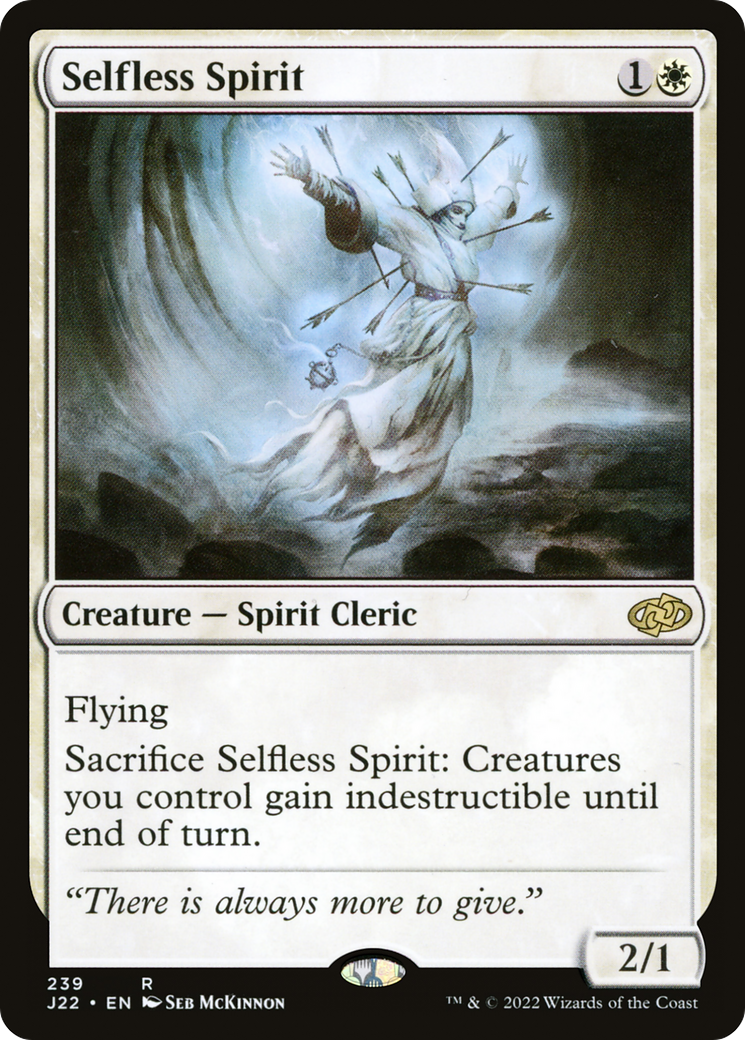 Selfless Spirit (J22-239) - Jumpstart 2022 - Premium MTG Single from Wizards of the Coast - Just $0.22! Shop now at Game Crave Tournament Store