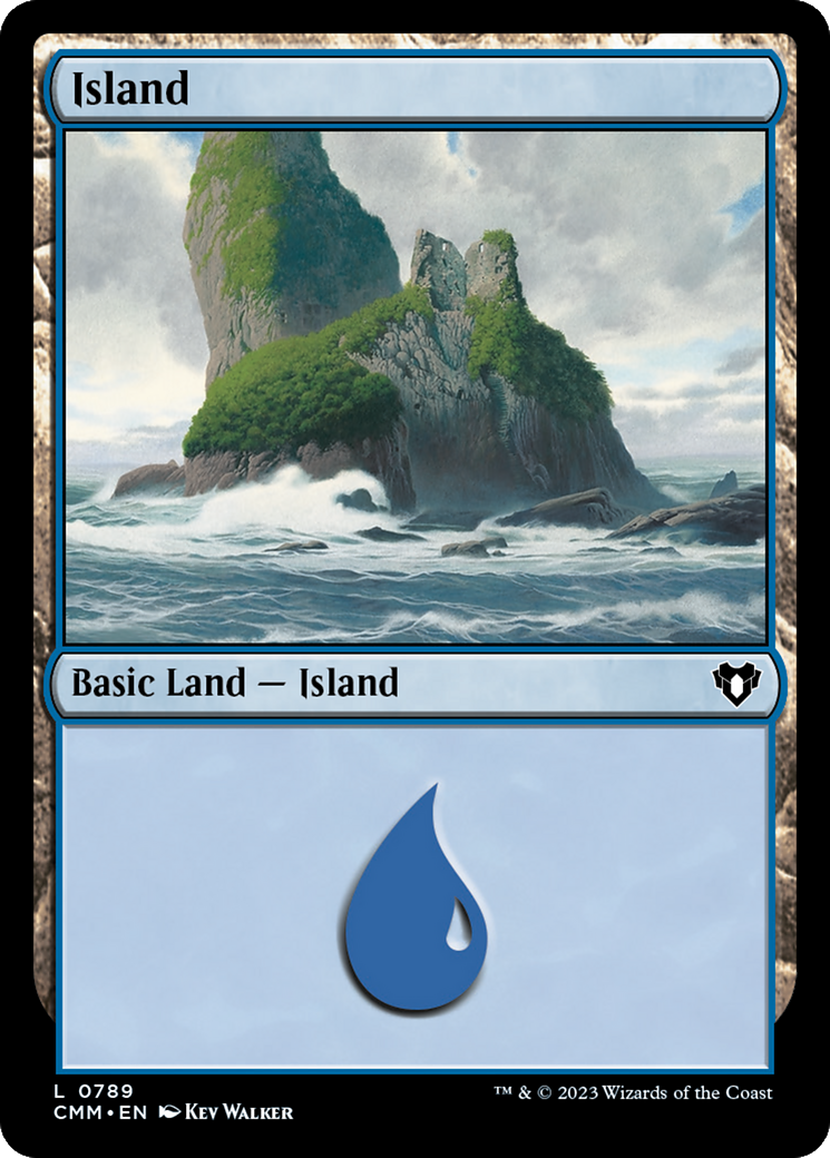 Island (CMM-789) - Commander Masters - Premium MTG Single from Wizards of the Coast - Just $0.08! Shop now at Game Crave Tournament Store