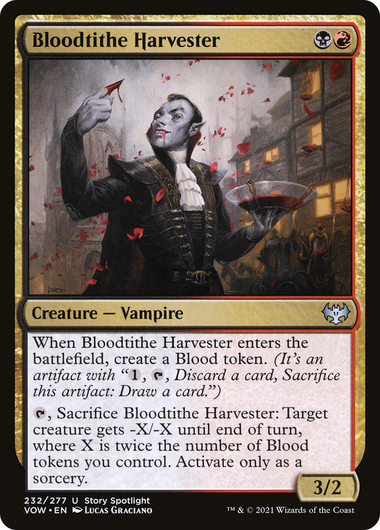 Bloodtithe Harvester (VOW-232) - Innistrad: Crimson Vow - Premium MTG Single from Wizards of the Coast - Just $0.25! Shop now at Game Crave Tournament Store