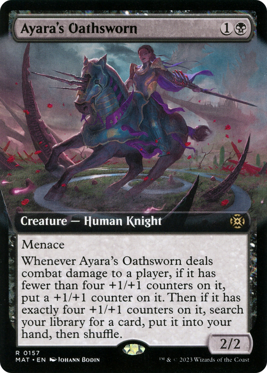 Ayara's Oathsworn (MAT-157) - March of the Machine: The Aftermath: (Extended Art) - Premium MTG Single from Wizards of the Coast - Just $0.27! Shop now at Game Crave Tournament Store