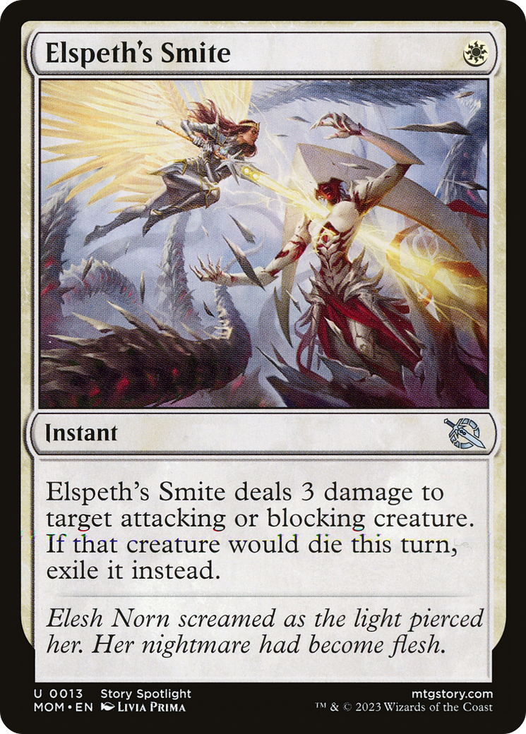 Elspeth's Smite (MOM-013) - March of the Machine - Premium MTG Single from Wizards of the Coast - Just $0.25! Shop now at Game Crave Tournament Store