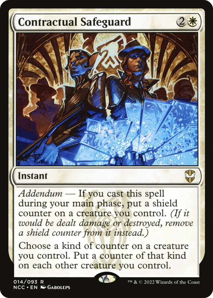 Contractual Safeguard (NCC-014) - New Capenna Commander - Premium MTG Single from Wizards of the Coast - Just $2.82! Shop now at Game Crave Tournament Store