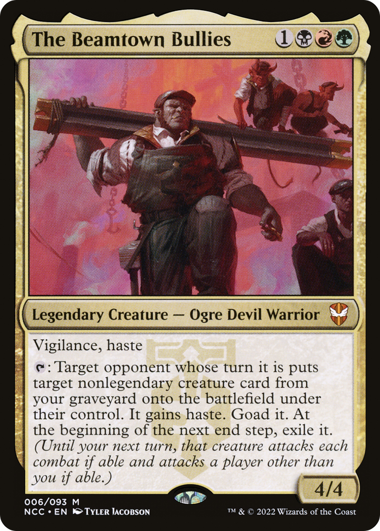 The Beamtown Bullies (NCC-006) - New Capenna Commander - Premium MTG Single from Wizards of the Coast - Just $0.33! Shop now at Game Crave Tournament Store