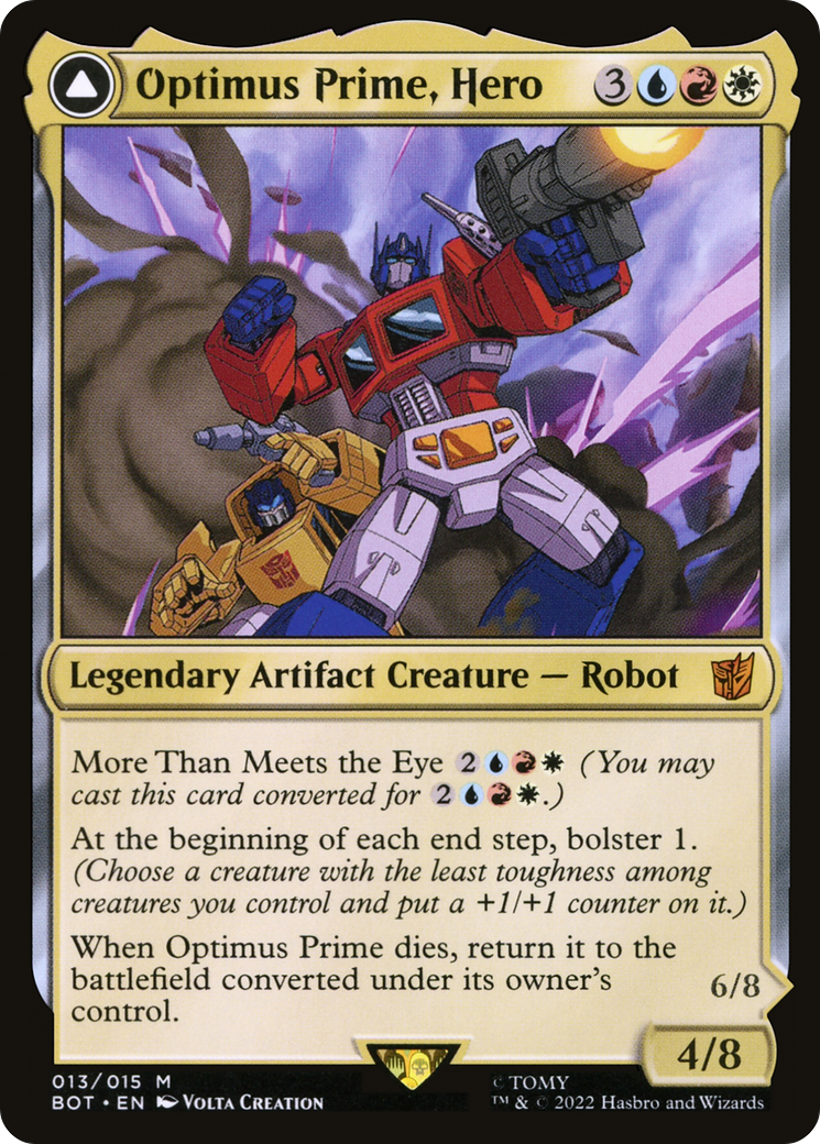 Optimus Prime, Hero // Optimus Prime, Autobot Leader (BOT-013) - Transformers: (convertdfc) Foil - Premium MTG Single from Wizards of the Coast - Just $1! Shop now at Game Crave Tournament Store