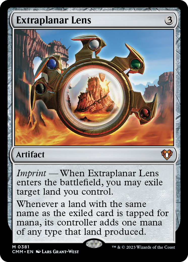 Extraplanar Lens (CMM-381) - Commander Masters - Premium MTG Single from Wizards of the Coast - Just $1.43! Shop now at Game Crave Tournament Store