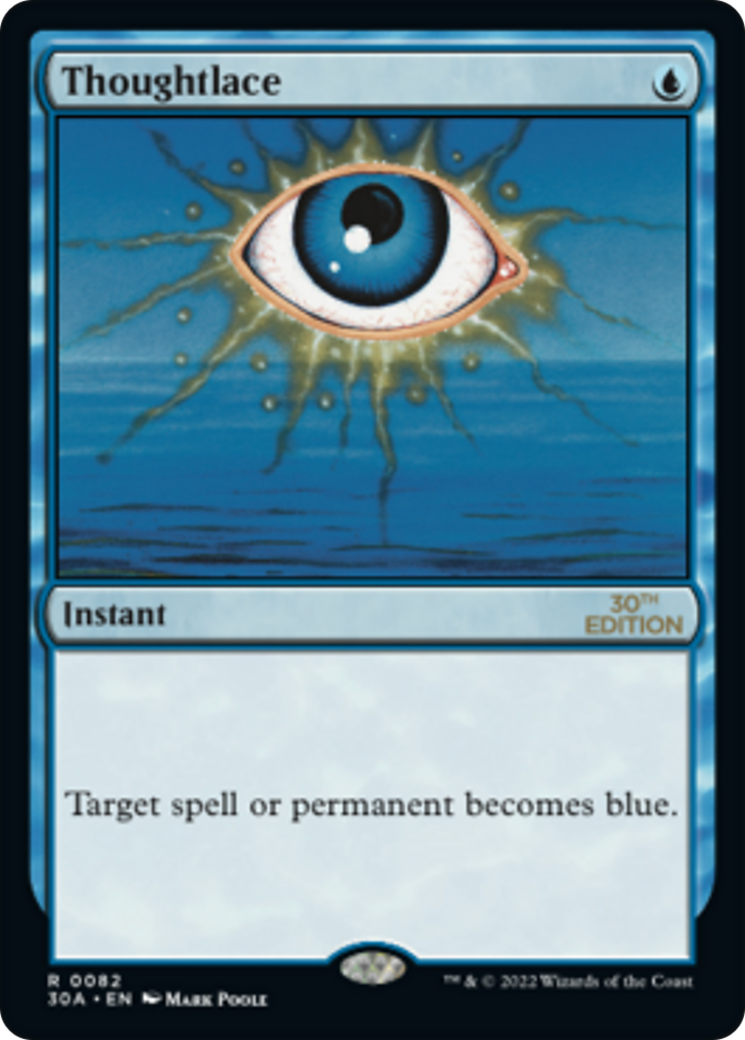 Thoughtlace (30A-082) - 30th Anniversary Edition - Premium MTG Single from Wizards of the Coast - Just $2.14! Shop now at Game Crave Tournament Store