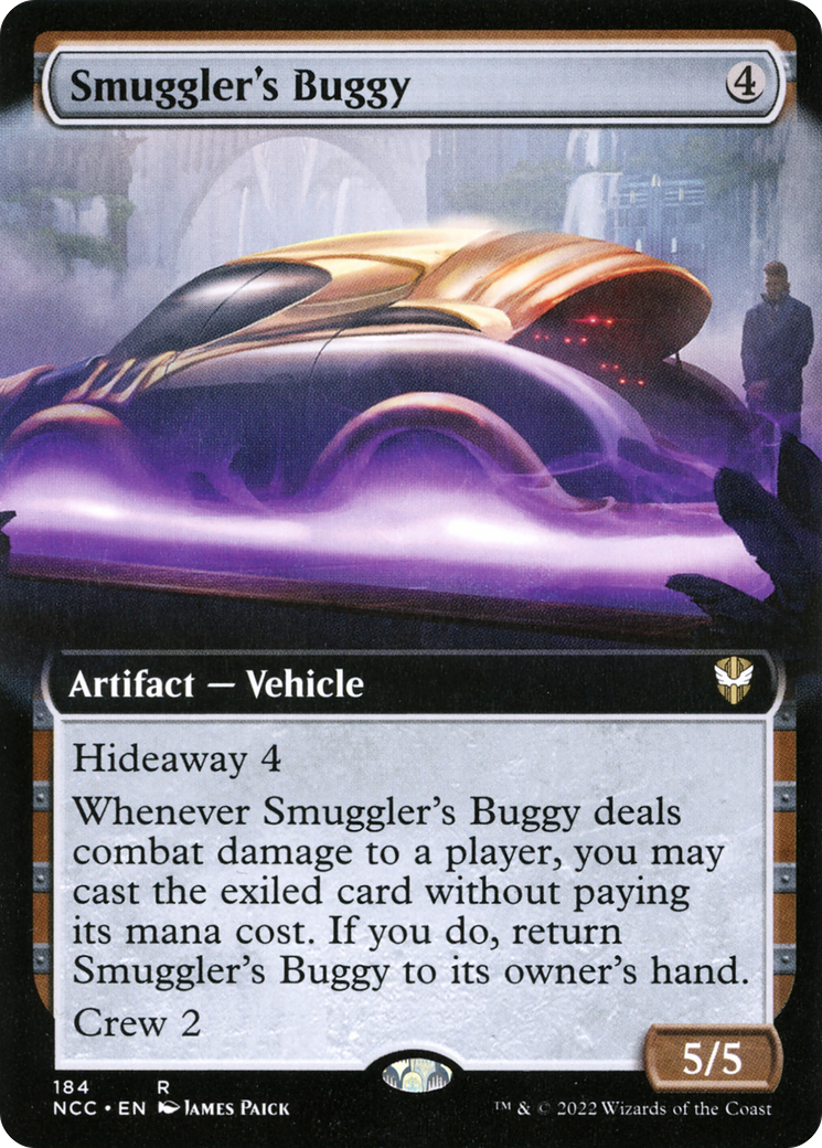 Smuggler's Buggy (NCC-184) - New Capenna Commander: (Extended Art) - Premium MTG Single from Wizards of the Coast - Just $0.24! Shop now at Game Crave Tournament Store
