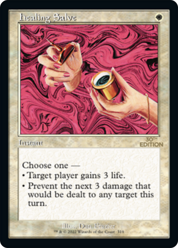 Healing Salve (30A-319) - 30th Anniversary Edition - Premium MTG Single from Wizards of the Coast - Just $0.08! Shop now at Game Crave Tournament Store