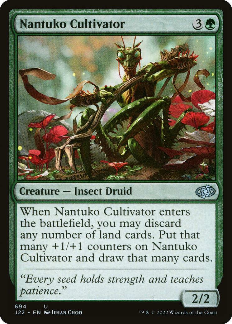Nantuko Cultivator (J22-694) - Jumpstart 2022 - Premium MTG Single from Wizards of the Coast - Just $0.08! Shop now at Game Crave Tournament Store