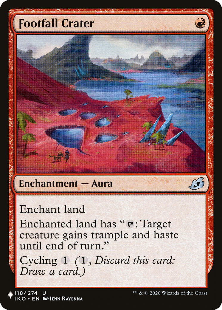 Footfall Crater (PHED-023) - Heads I Win, Tails You Lose - Premium MTG Single from Wizards of the Coast - Just $0.65! Shop now at Game Crave Tournament Store