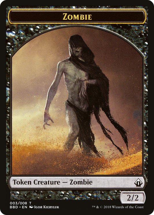 Zombie (TBBD-003) - Battlebond Tokens - Premium MTG Single from Wizards of the Coast - Just $0.08! Shop now at Game Crave Tournament Store